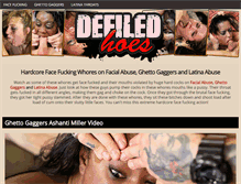 Tablet Screenshot of defiledhoes.com